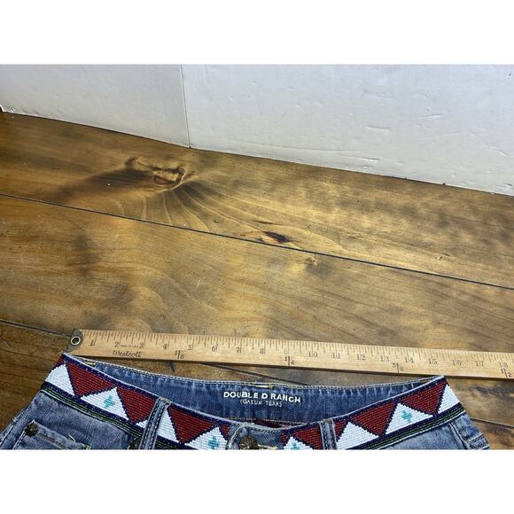 DOUBLE D RANCH Womens Size 11 Beaded Western Jeans ALTERED - Picture 10 of 12
